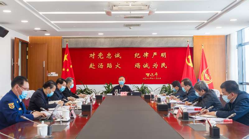 午夜插逼黄明在应急管理部党委会上强调 着力加强党委班子自...